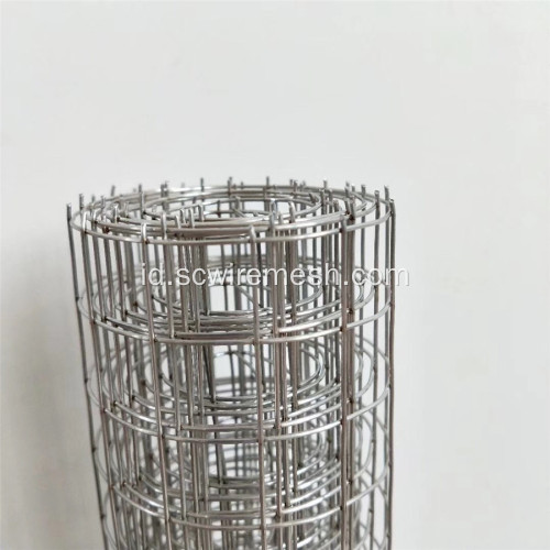 3/8 '' 304 Gulungan Wire Mesh Stainless Steel Dilas